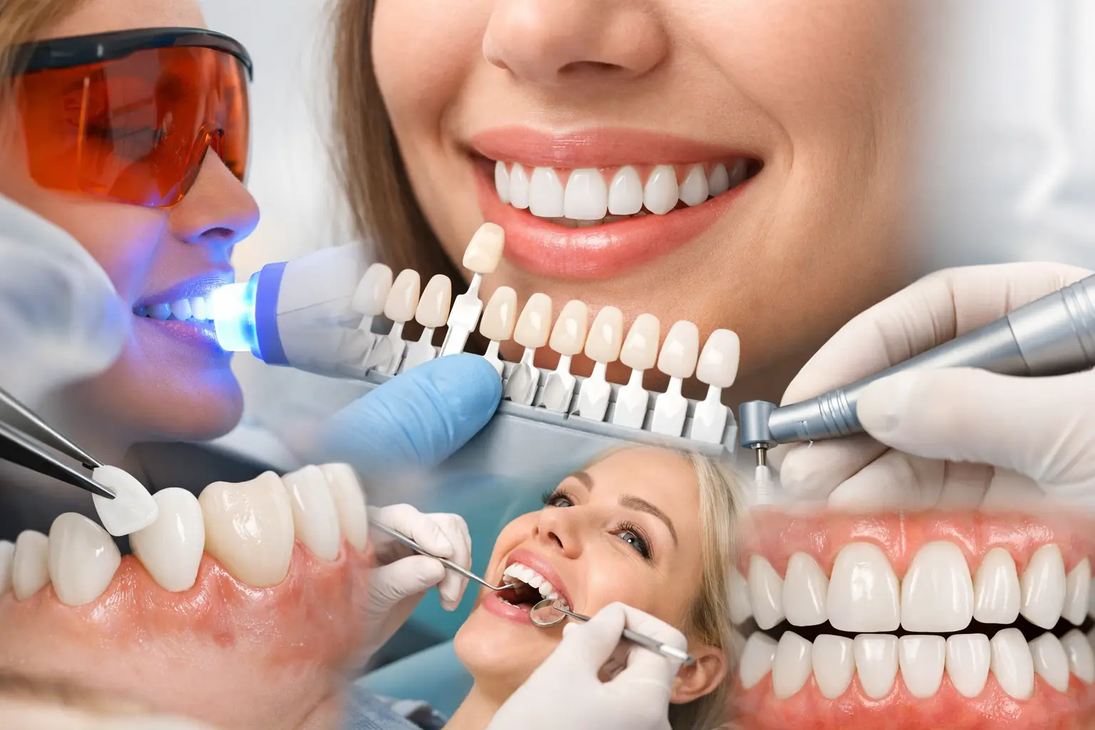 Patient smiling during a cosmetic dentistry consultation